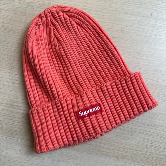 Supreme Other - Supreme Overdyed Beanie Coral - NEW
